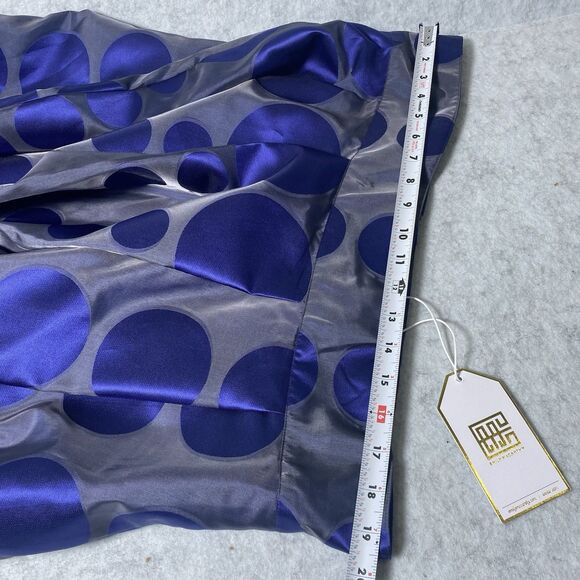 New Emily McCarthy Blue Celeste Crop Top XL Skirt XXL In Paco Two Piece Skirt - Picture 11 of 16